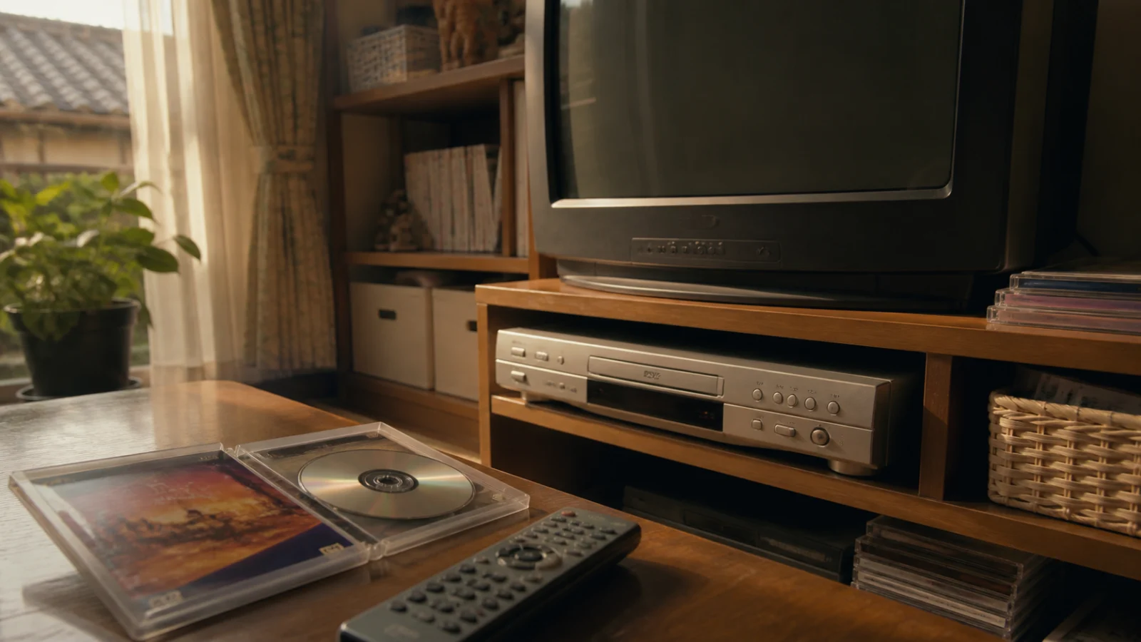 平成初期(1997〜2003年ごろ)のDVDプレーヤーを思わせる横長の記憶風景