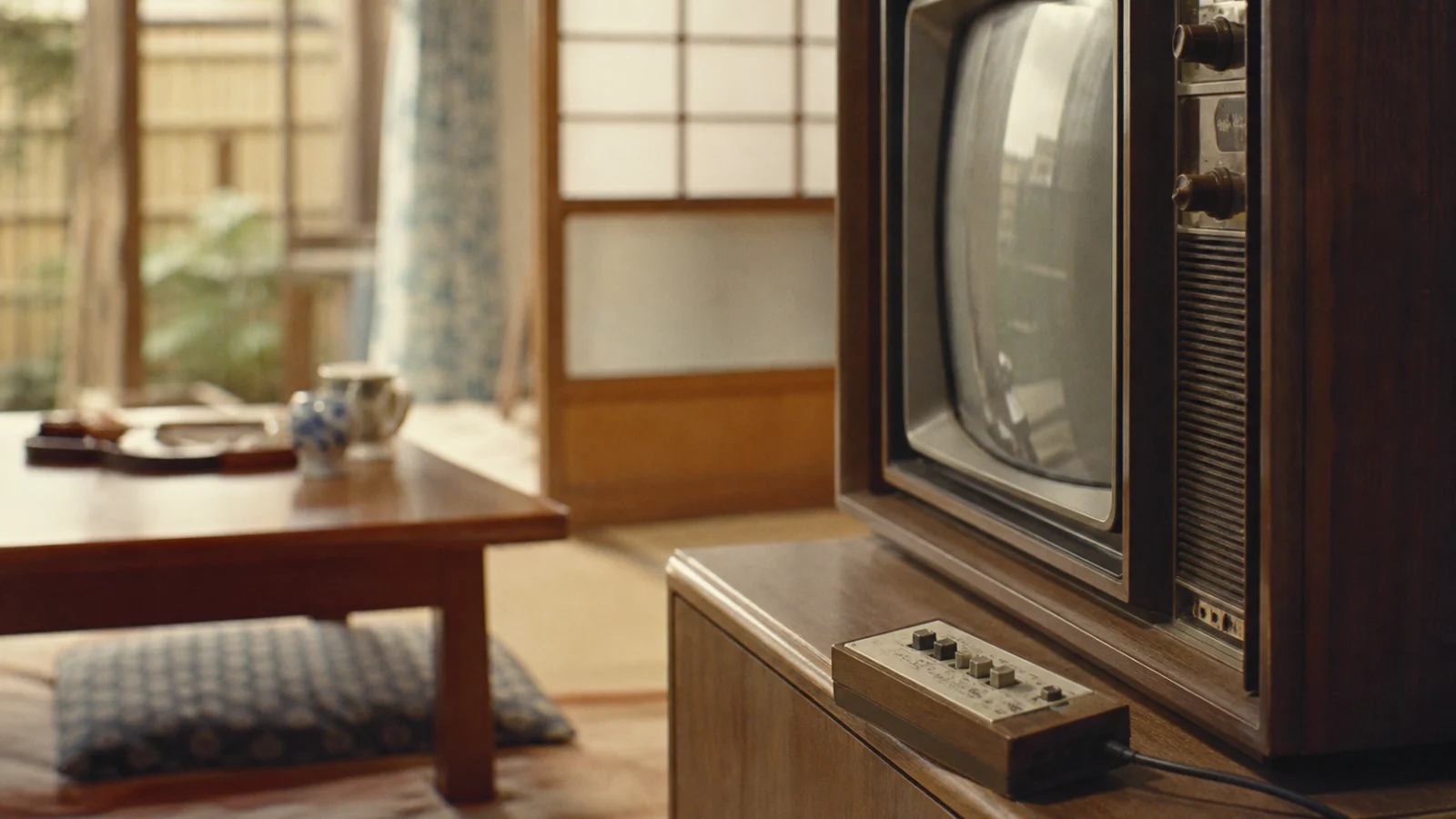 昭和40年代後半〜50年代(1970〜1979年ごろ)のテレビのリモコンを思わせる横長の記憶風景