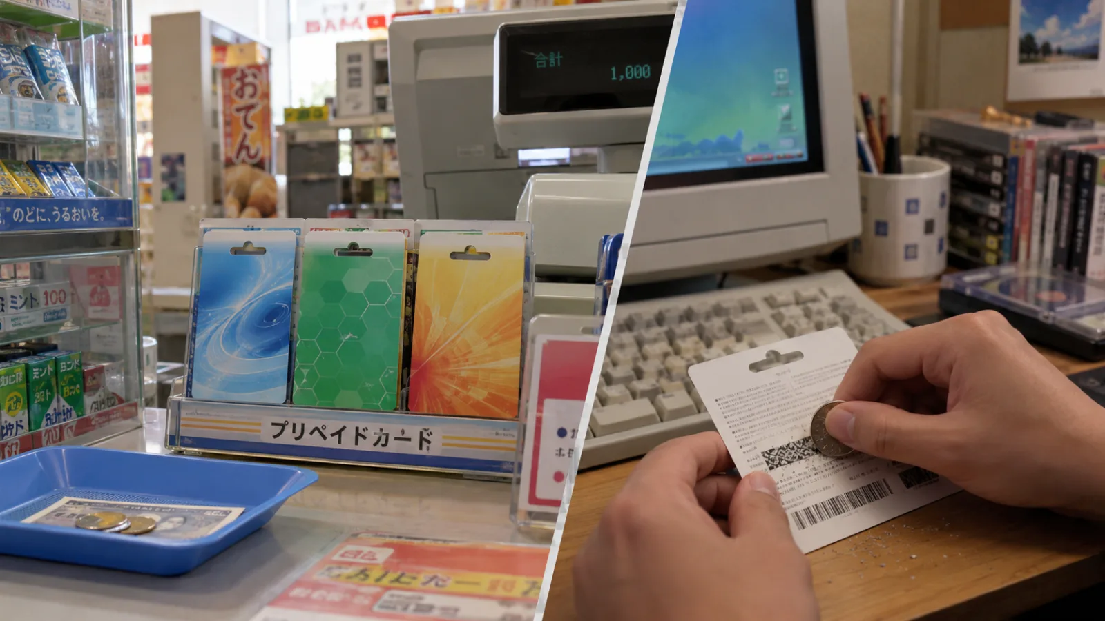 平成中期(2001〜2008年ごろ)のオンラインゲームのプリペイドカードを思わせる横長の記憶風景