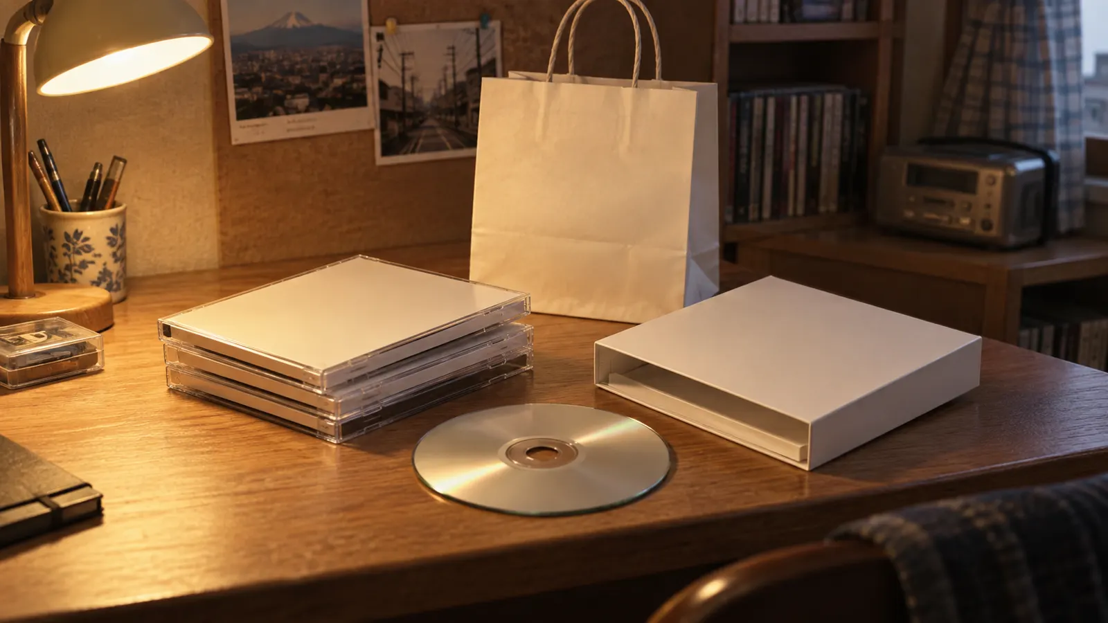 平成初期〜中期（1996〜2010年ごろ）のCDの初回限定盤の特典を思わせる横長の記憶風景