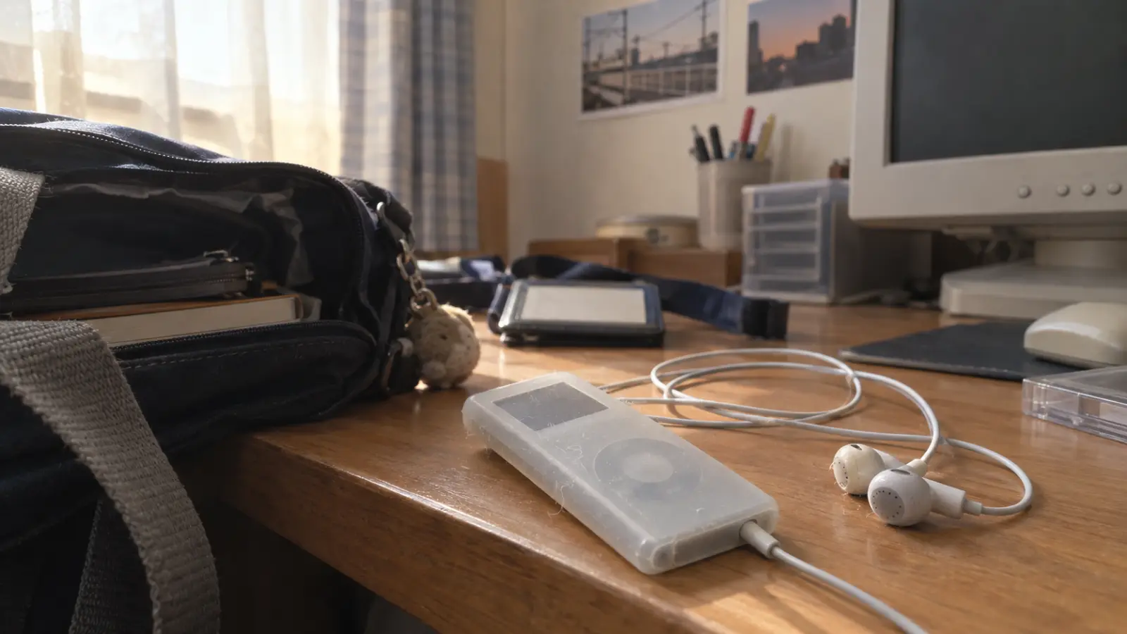 平成中期(2005〜2010年ごろ)のiPod nanoのシリコンケースを主役にした懐かしい横長写真